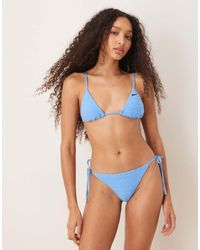 Nike - Nike Terry Triangle Bikini Top - Lyst