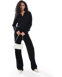 Y.A.S - Wide Rib Knitted Trouser Co-ord - Lyst