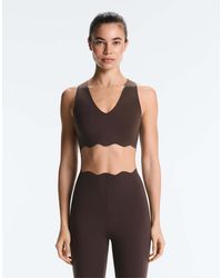 Oysho - Wavy Compressive Medium-Support Sports Bra - Lyst