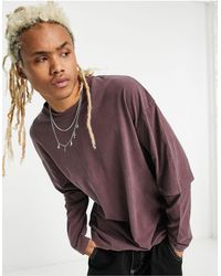 ADPT - Oversized Washed Double Layer T-shirt - Lyst