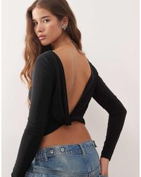 Collusion - Top Con Cuello Barco Y Detalle Retorcido En La Espalda De - Lyst