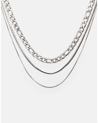 Pull&Bear - – 3er-pack halsketten - Lyst