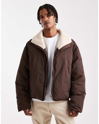 ASOS - Pufferjack Met Borgvoering - Lyst