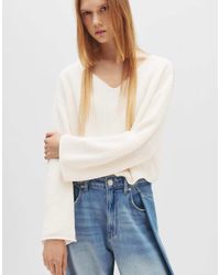 Pull&Bear - – pullover aus chenille - Lyst