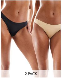 Bye Bra - Invisible No Vpl Smoothing 2 Pack High Brief - Lyst