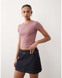 Mango - Teen Baby Tee - Lyst