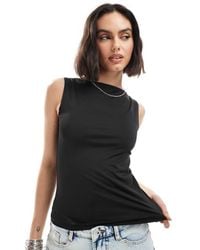 Weekday - Annie Boat Neck Tank Top - Lyst