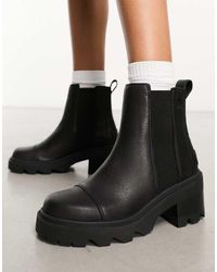 Sorel - Joan Now Heeled Chelsea Boots - Lyst