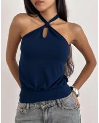 Motel - Guinea Knot Halter Top - Lyst