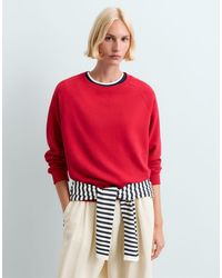 Oysho - Marl Cotton-Blend Fleece Crew-Neck Sweatshirt - Lyst