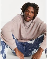 Maglione lavorato oversize lilla con nuvole da Uomo di ASOS in Viola | Lyst