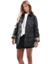 Barbour - – beadnell – gewachste jacke im salbei - Lyst