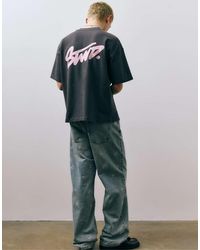 Pull&Bear - Stwd Logo Boxy Oversized T-shirt - Lyst