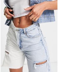 Bershka Jean and denim shorts for Women - Up to 40% off | Lyst