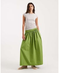 ASOS - Asymmetric Dropped Waist Maxi Skirt - Lyst
