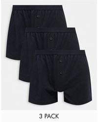 ASOS - 3 Pack Jersey Boxers - Lyst