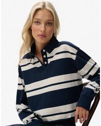 Superdry - Athletic Essentials Long Sleeve Polo Shirt - Lyst