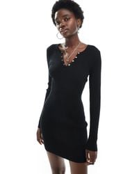 Cotton On - Rib Knit Mini Dress - Lyst