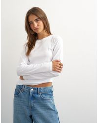 TOPSHOP - Long Sleeve Everyday Tee - Lyst