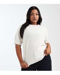 ONLY - Short Sleeves Knitted Jumper - Lyst