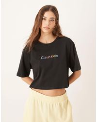 Calvin Klein - Pride Crop Pyjama T-Shirt - Lyst