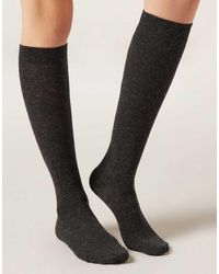 Calzedonia - Glitter Long Socks - Lyst