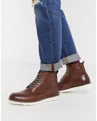 Common People Leather Hiker Boot - Brown