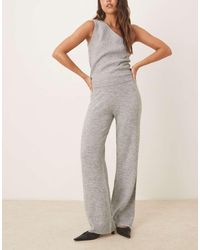JJXX - Knitted Straight Leg Trousers - Lyst