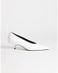 TOPSHOP - Avril Kitten Heel Mid Court Shoe - Lyst