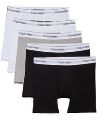 Calvin Klein - Icon Cotton Stretch 5 Pack Boxer Briefs - Lyst