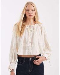 Free People - La Lune Long Sleeve Top - Lyst