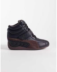 PUMA - Speedcat Leather Wedge Trainers - Lyst