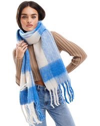 Object - – dicker fransenschal mit em karo - Lyst