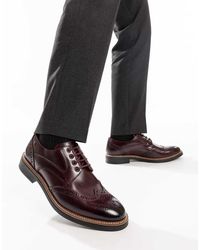 Base London - York Brogue Shoe - Lyst