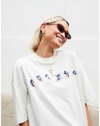 ASOS - Disney Unisex Oversized Boxy T-shirt With Mickey Mouse Prints - Lyst