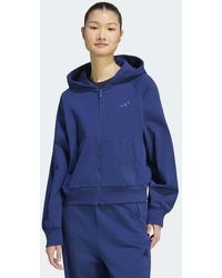 adidas Originals - Kit Small Logo Full Zip Hoodie - Lyst