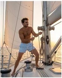 Apreslife - Stripe Swim Shorts - Lyst