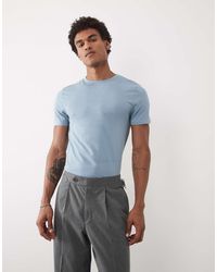 ASOS - Premium Supima® Cotton Slim Fit T-shirt - Lyst