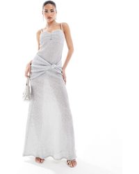 ASOS - Cami Strappy Sequin Maxi Dress - Lyst