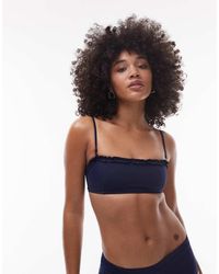 ARKET - Mix & Match Frill Square Neck Bikini Top - Lyst