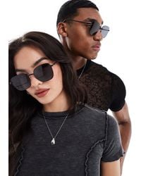 Aire - Spiral Round Metal Sunglasses - Lyst