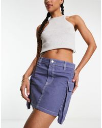ASOS - Bellow Pocket Mini Skirt - Lyst