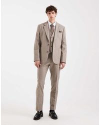ASOS - Wool Blend Slim Suit Pants - Lyst