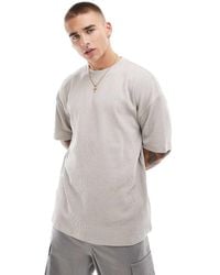 New Look - Textured Oversized T-shirt - Lyst