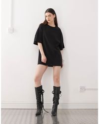 Noisy May - – kastiges t-shirt-kleid - Lyst