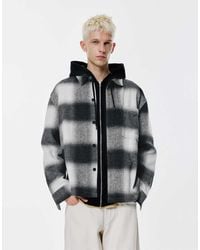 Pull&Bear - Geruit Overhemd Met Zak - Lyst