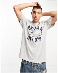 Cotton On - Cotton on - t-shirt comoda con grafica "gym" - Lyst
