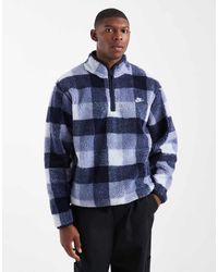 Nike - Club Half Zip Fleece - Lyst