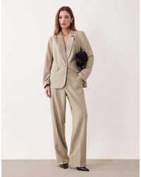 Vila - Tailored Straight Leg Trousers Co-ord - Lyst