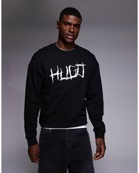 HUGO - Namenex Large Logo Sweatshirt - Lyst